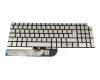 DLM18J86D0J6981 original Chicony keyboard DE (german) silver with backlight