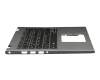 DMH2R original Dell keyboard incl. topcase DE (german) black/silver with backlight