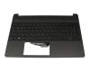 EA0P5000602A original HP keyboard incl. topcase DE (german) black/black with backlight