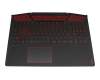 EC12M000400JER original Lenovo keyboard incl. topcase DE (german) black/black with backlight