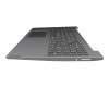 EC1A4000100 original Lenovo keyboard incl. topcase DE (german) grey/silver