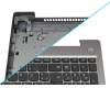 EC1JV000200 original Lenovo keyboard incl. topcase DE (german) grey/silver