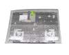 EC3AT000100 original Acer keyboard incl. topcase DE (german) black/white/black with backlight