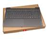 EL1K7001100 original Lenovo keyboard incl. topcase DE (german) grey/grey with backlight