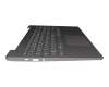 EL1K7001100 original Lenovo keyboard incl. topcase DE (german) grey/grey with backlight