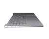 ET2LQ000210XYD original Lenovo keyboard incl. topcase DE (german) grey/grey with backlight