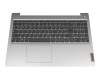 FA1JV0006X0 original Lenovo keyboard incl. topcase DE (german) grey/silver