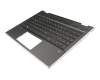 HPM17K13D0J4421 original HP keyboard incl. topcase DE (german) black/black with backlight