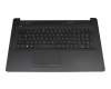 HPM17K5 Rev. A01 original HP keyboard incl. topcase DE (german) black/black (PTP/DVD)