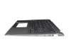 HQ21014650000 original Acer keyboard incl. topcase CH (swiss) black/grey