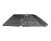 KT01-18A6AS01UIRA000 original Asus keyboard incl. topcase DE (german) black/transparent/black with backlight