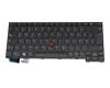 Keyboard DE (german) black/black matte with mouse-stick original suitable for Lenovo ThinkPad L13 Yoga Gen 3 (21B5/21B6)