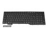 Keyboard DE (german) black/black original suitable for Fujitsu LifeBook AH544