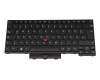 Keyboard DE (german) black/black with backlight and mouse-stick original suitable for Lenovo ThinkPad L14 Gen 1 (20U1/20U2)