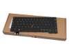 Keyboard DE (german) black/black with mouse-stick original suitable for Lenovo ThinkPad T14 Gen 4 (21HD/21HE)