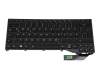 Keyboard DE (german) black with backlight original suitable for Fujitsu LifeBook U727