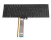 Keyboard DE (german) black with backlight original suitable for Medion Akoya S15801 (GM5MP0Y)