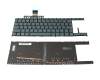 Keyboard US (english) blue with backlight original suitable for Asus ZenBook Duo UX481FL