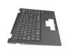 Keyboard incl. topcase DE (german) black/black original suitable for Emdoor NT16H