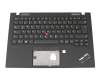 Keyboard incl. topcase DE (german) black/black with backlight and mouse-stick WWAN original suitable for Lenovo ThinkPad X1 Carbon 8th Gen (20UA/20U9)