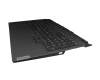 Keyboard incl. topcase DE (german) black/black with backlight original suitable for Lenovo Legion 5-15ACH6H (82JU)