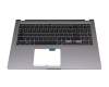 Keyboard incl. topcase DE (german) black/grey (SD) original suitable for Asus ExpertBook P1 P1511CEA