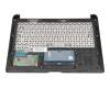 Keyboard incl. topcase DE (german) black/grey original suitable for Fujitsu Stylistic Q665