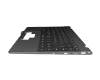 Keyboard incl. topcase DE (german) black/grey with backlight original suitable for Medion Akoya E14413 (W1140T)