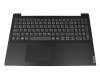 Keyboard incl. topcase DE (german) grey/black original suitable for Lenovo IdeaPad S145-15IIL (82HB/81W8/82DJ)