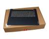 Keyboard incl. topcase DE (german) grey/blue (Fingerprint) original suitable for Lenovo IdeaPad 3-17ARE05 (81W5)