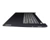 Keyboard incl. topcase DE (german) grey/blue (Fingerprint) original suitable for Lenovo IdeaPad 3-17ARE05 (81W5)