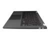 Keyboard incl. topcase DE (german) grey/gold original suitable for Lenovo IdeaPad Flex 5 CB-13IML05 (82B8)