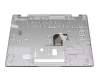 Keyboard incl. topcase DE (german) grey/grey original suitable for Medion Akoya E4271 (YM14G)