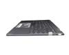 Keyboard incl. topcase DE (german) grey/grey original suitable for Medion Akoya E4271 (YM14G)