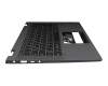 Keyboard incl. topcase DE (german) grey/grey with backlight original suitable for Lenovo IdeaPad Flex 5-14ARE05 (81X2)