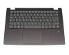 Keyboard incl. topcase FR (french) grey/grey original suitable for Lenovo Yoga 530-14ARR (81H9)