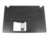 Keyboard incl. topcase SF (swiss-french) black/black original suitable for Acer Aspire 3 (A315-54K)