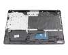 L25445-051 original HP keyboard incl. topcase FR (french) black/black (with TP/DVD, surface structure \"Diamond)