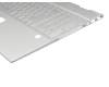 L47469-041 original HP keyboard incl. topcase DE (german) silver/silver with backlight (DIS)