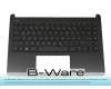 L61504-041 original HP keyboard incl. topcase DE (german) black/grey