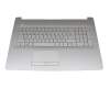 L92785-051 original HP keyboard incl. topcase FR (french) silver/silver (DVD) (PTP)