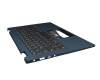 LC560-14 original Lenovo keyboard incl. topcase DE (german) dark grey/blue with backlight blue