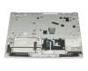 LCM16H66D0-686 original Lenovo keyboard incl. topcase DE (german) grey/silver (Fingerprint)