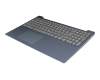 LCM16K26D0-686 original Lenovo keyboard incl. topcase DE (german) grey/blue