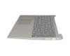 LCM16K26D0-686 original Lenovo keyboard incl. topcase DE (german) grey/silver