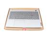 LCM19J36DJ686A original Lenovo keyboard incl. topcase DE (german) grey/grey with backlight