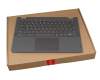 LCM19M2 original Lenovo keyboard incl. topcase DE (german) grey/gold