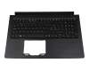 LV5T_A80B original Acer keyboard incl. topcase CH (swiss) black/black