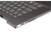 N47953-041 original HP keyboard incl. topcase DE (german) black/grey with backlight