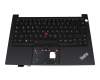 NBLC8 original Lenovo keyboard incl. topcase DE (german) black/black with backlight and mouse-stick